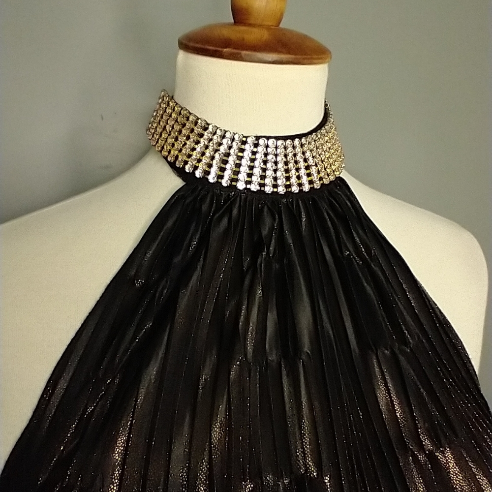 PLEATED HALTER - Picture 3 of 9
